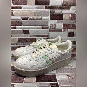 ASICS Japan S PF Womens Sz 11.5 White Oasis Platform Shoes Sneakers 1202A324 New